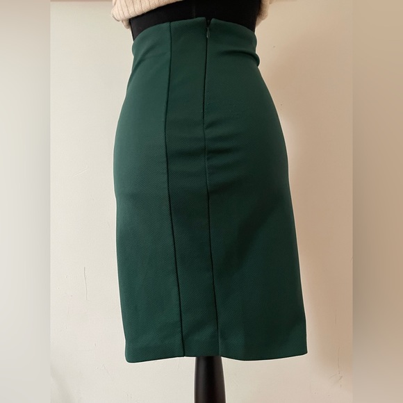 ๐DVF Panel Pencil Skirt Dark Green - Picture 2 of 6
